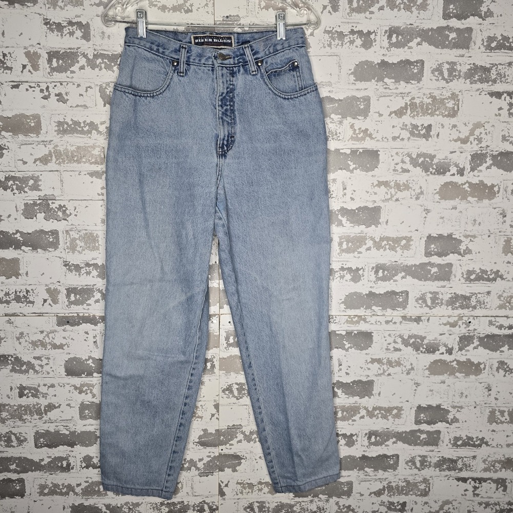 Harley Davidson Jeans Womens 10 Vintage Y2K Made In USA 100% Cotton Tapered Leg